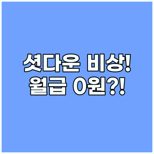 미국 연방정부 셧다운 영향: 공무원 무급, 복지 중단, 경제 마비 총정리